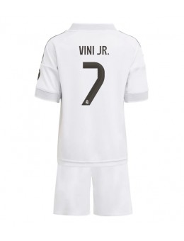 Real Madrid Vinicius Junior #7 Replika Hemmakläder Barn 2025-26 Kortärmad (+ byxor)